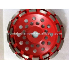 Double Row Diamond Buffing Wheel pour béton et pierres